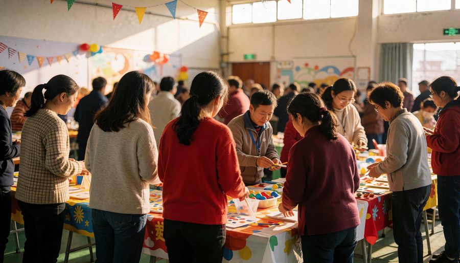 A lively community event
